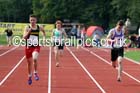 Mens 400 metres at the Northern Inter-Counties under-17s and 15s at Witton Park, Blackburn. Photo: David T. Hewitson/Sports for All Pics